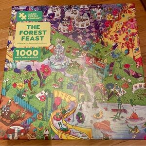 The Magic Puzzle Company 1000 pc The Forest Feast Jigsaw Puzzle
